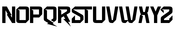 Voltstrom-Regular Font LOWERCASE