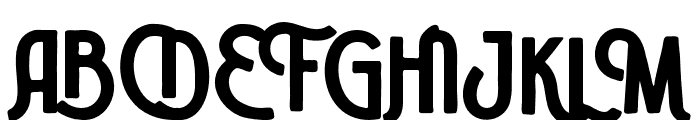 Vonder-Rough Font UPPERCASE