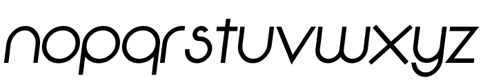 Vonique 92 Bold Italic Font LOWERCASE