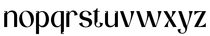 Vorage-Regular Font LOWERCASE