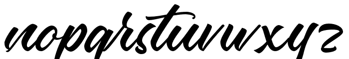 Vorsatille Font LOWERCASE