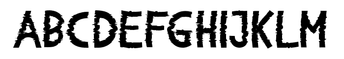 Vortex Glitch Font UPPERCASE