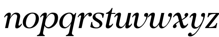 Voster Noise  Italic Font LOWERCASE