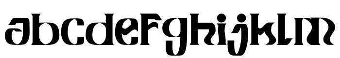 Voughie Font LOWERCASE