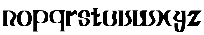 Voughie Font LOWERCASE