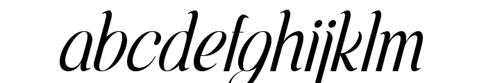 Voyage Italic Font LOWERCASE