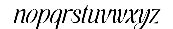 Voyage Italic Font LOWERCASE