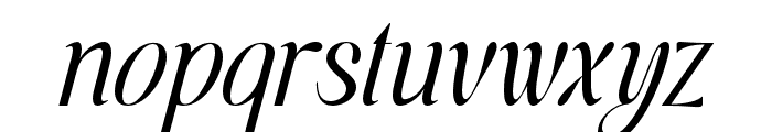 VoyageItalic Font LOWERCASE