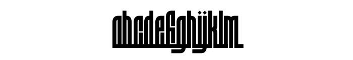 WALLADINALKHAFIN Font LOWERCASE