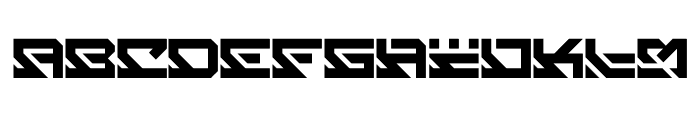 WAR EAR Font LOWERCASE