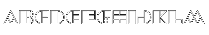 WAREHOUSE PROJECT-Hollow Font UPPERCASE