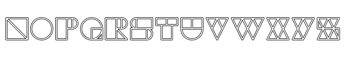WAREHOUSE PROJECT-Hollow Font UPPERCASE