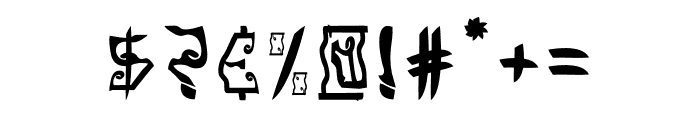 WAYZANG Font OTHER CHARS