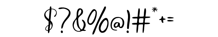 WCOSwashLove Font OTHER CHARS