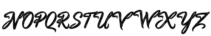 WDUT-Handwritten Font UPPERCASE