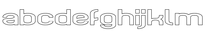 WE ARE LEGION-Hollow Font LOWERCASE