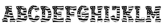 WE LOVE USA Font LOWERCASE