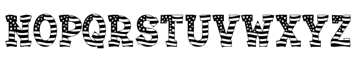 WE LOVE USA Font LOWERCASE