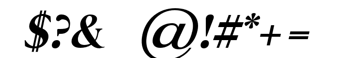 WELEA-Italic Font OTHER CHARS
