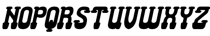 WESTERN CLASSIC Bold Italic Font UPPERCASE