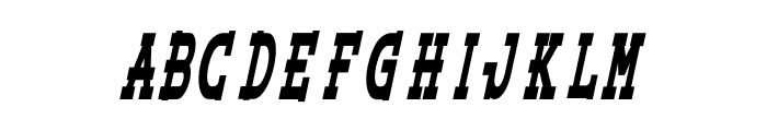 WHESKLEY ITALIC Font LOWERCASE