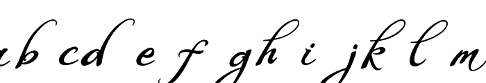 WHISPERS CALLIGRAPHY_essential Font LOWERCASE