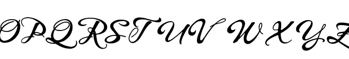 WHISPERS CALLIGRAPHY_sinuous Font UPPERCASE