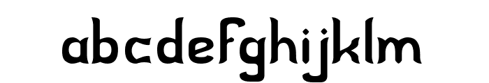 WHITE ANGLE-Light Font LOWERCASE