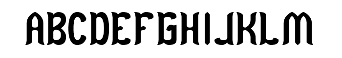 WHITE ANGLE Font UPPERCASE