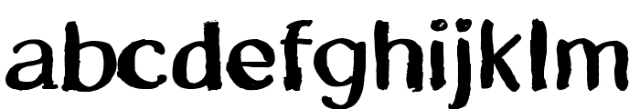 WHITEWASHER Font LOWERCASE