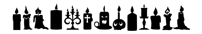 WICKED CANDLE Font UPPERCASE