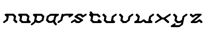 WIRELESS WORLD Bold Italic Font LOWERCASE