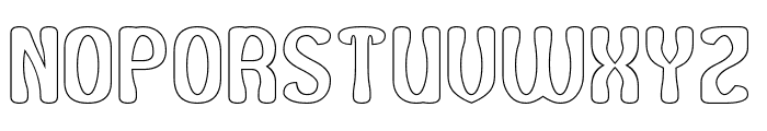 WISHFUL THINKING-Hollow Font UPPERCASE