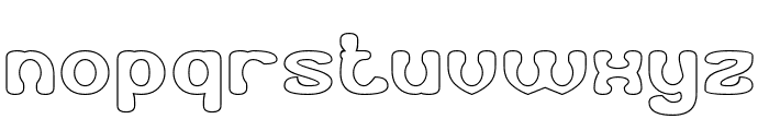 WISHFUL THINKING-Hollow Font LOWERCASE