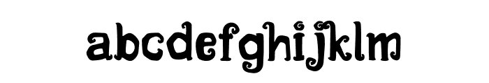 WITCH HALLOWEEN Font LOWERCASE