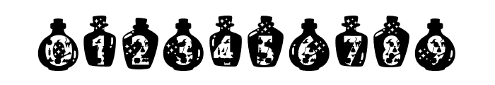 WITCH POTION Font OTHER CHARS