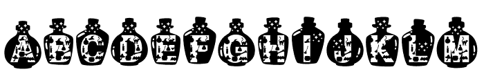 WITCH POTION Font UPPERCASE