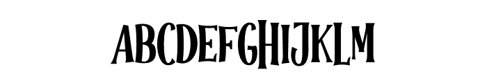 WITCHUNT Font LOWERCASE