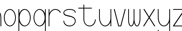 WITHOUTCLARITYBOLD Font LOWERCASE