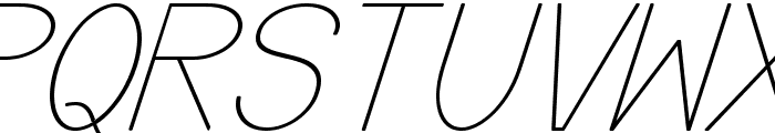 WITHOUTCLARITYSLANTBOLD Font UPPERCASE