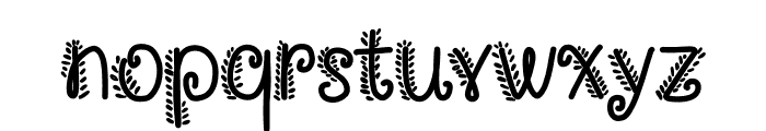 WK Autumn leaf Font LOWERCASE