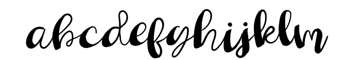 WL Christmas Gift Font LOWERCASE