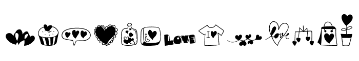 WL Love DB Font LOWERCASE