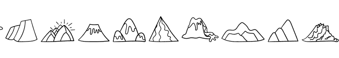 WL Mountains DB Font UPPERCASE
