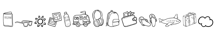 WL TravelDD Font UPPERCASE