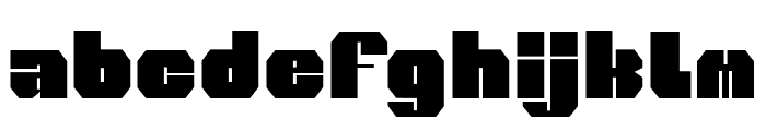 WOLF 200 Regular Font LOWERCASE