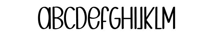 WONDERWALL Font LOWERCASE