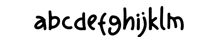 WSHandritn-Regular Font LOWERCASE