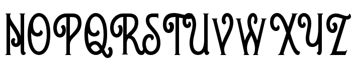 WUB - Aspernatur Medium Font UPPERCASE