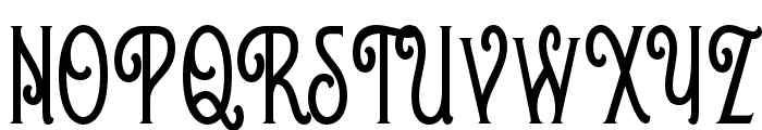 WUB - Aspernatur Regular Font UPPERCASE